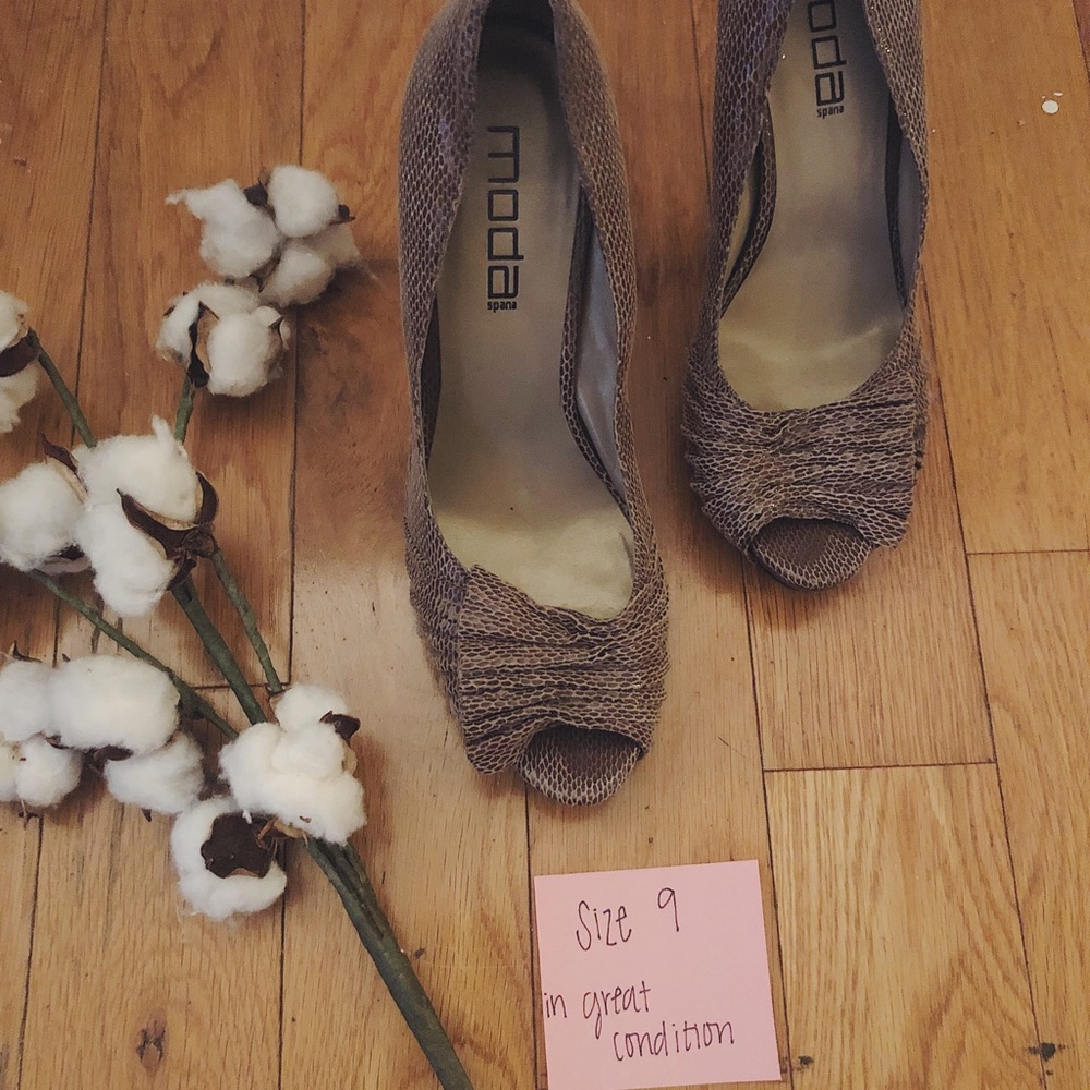 Snake Skin Heels